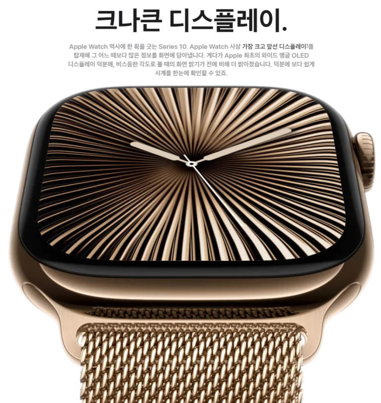 애플워치 시리즈 10